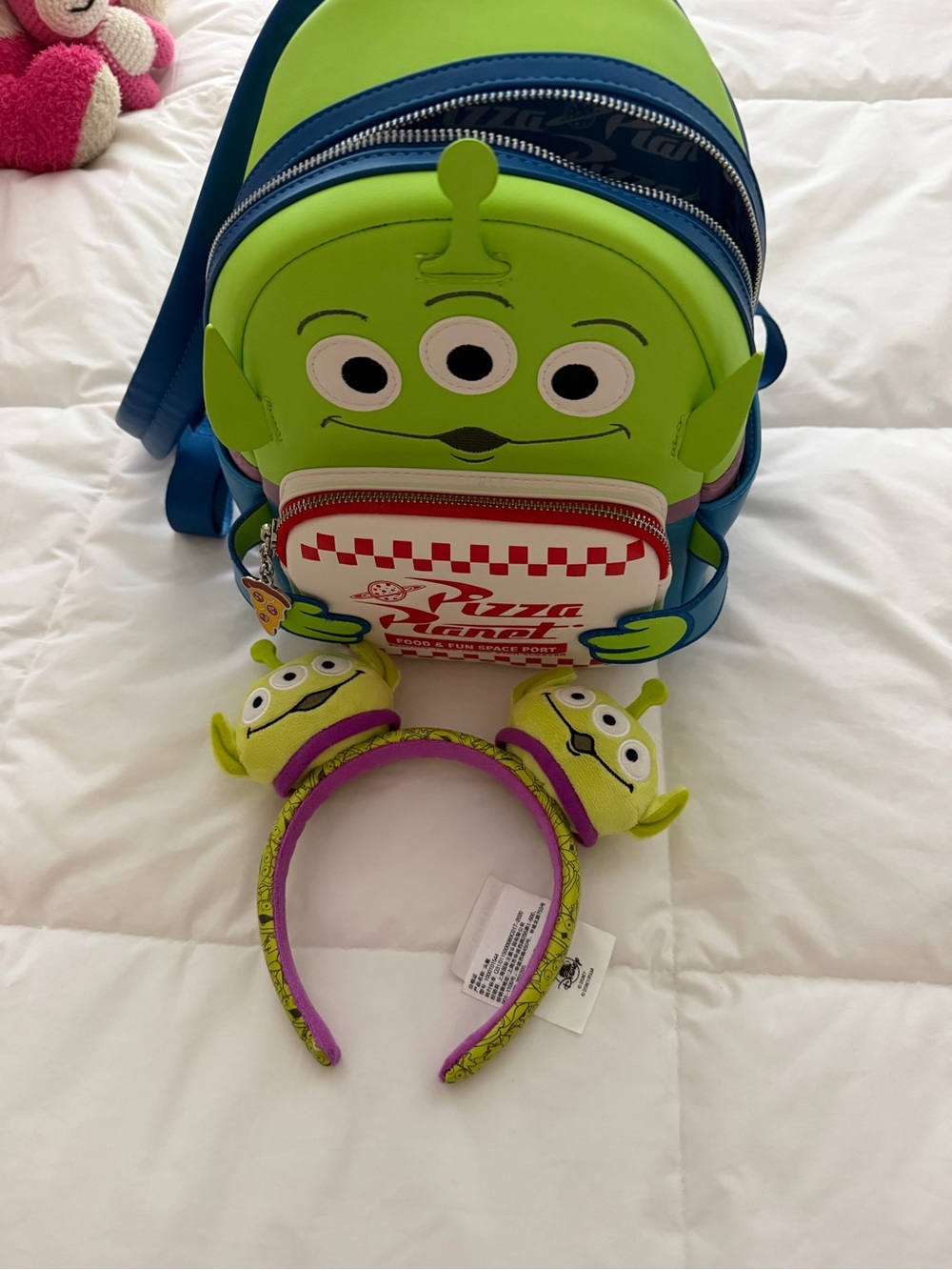 Loungefly Pixar Alien Backpack with Headband